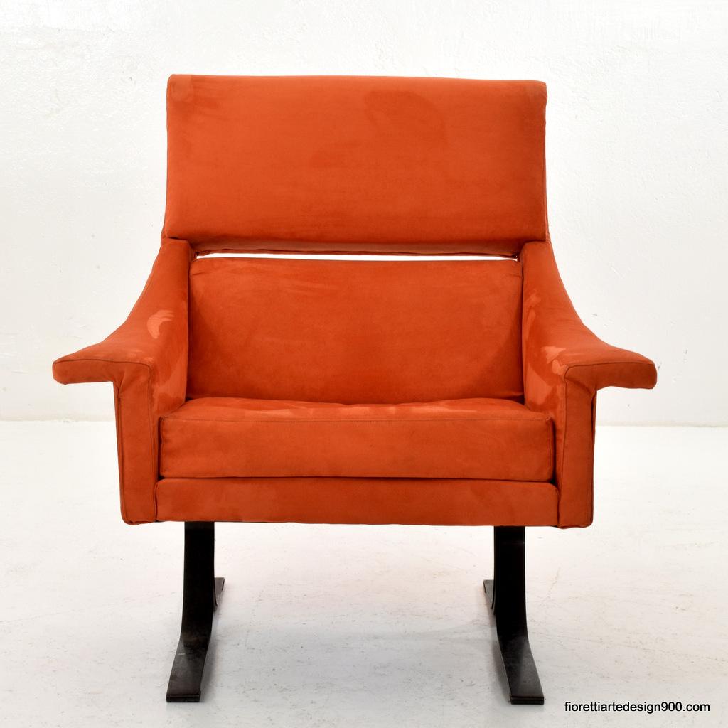 Poltrona Design 50 Steel Armchair by Busnelli Export Meda